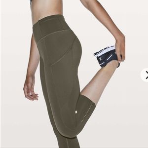 Lululemon Fast and Free High-Rise Crop 19" size 2